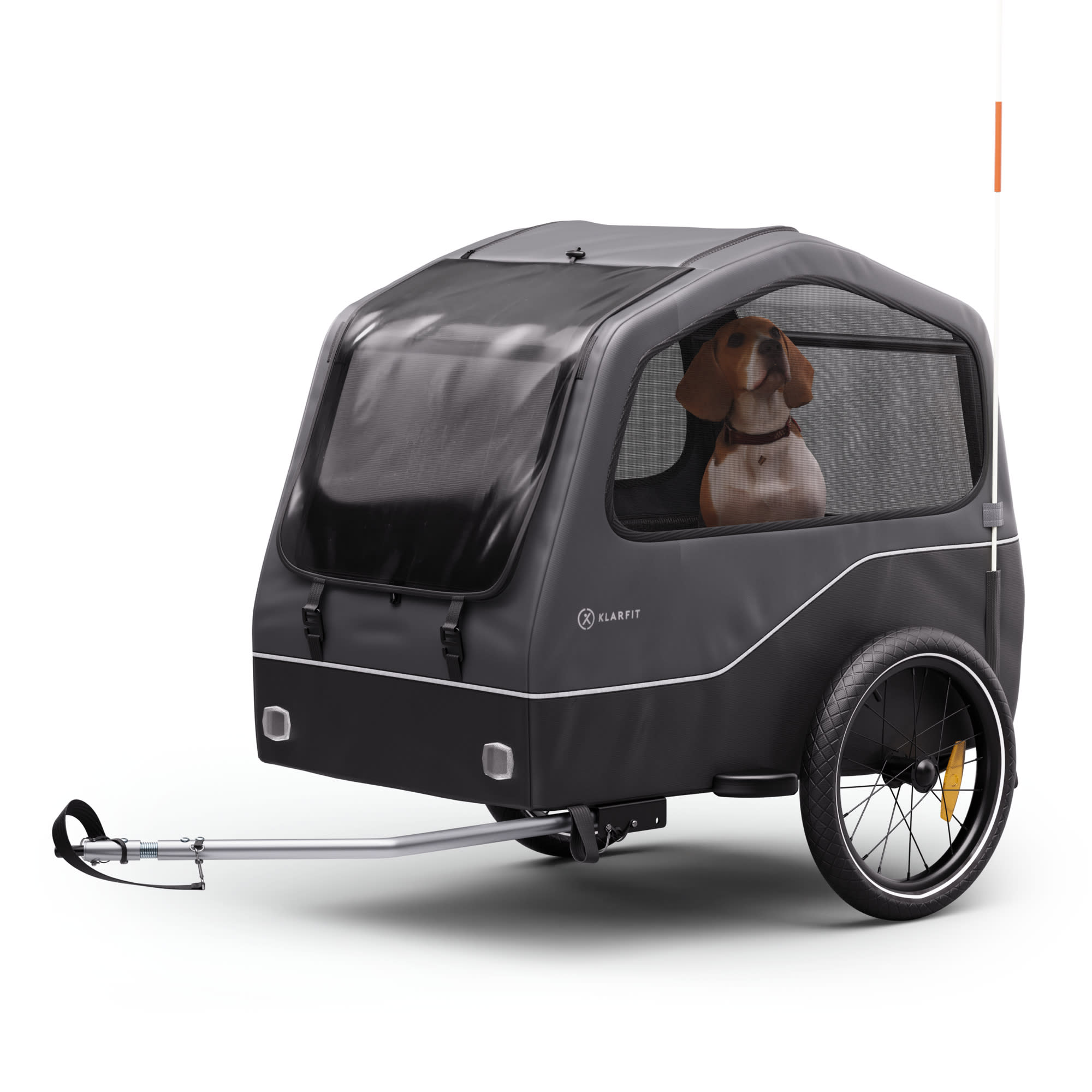 KLARFIT Goldie Home, príves na bicykel, 334 l, max. 40 kg, skladací, odolný voči poveternostným vplyvom 1 KLARFIT Goldie Home, príves na bicykel, 334 l, max. 40 kg, skladací, odolný voči poveternostným vplyvom
