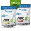 WPC 80 CFM STEVIA SWEET – srvátkový whey proteín 1kg Strawberry